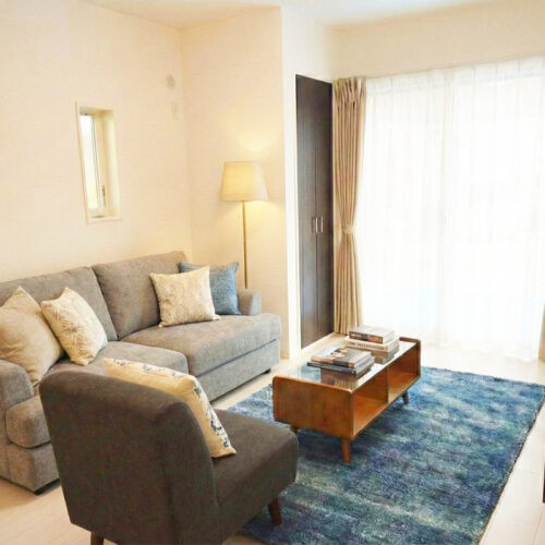 【広々リビング】17.9帖のLDK、大型のソファも設置できます。
※写真はイメージです